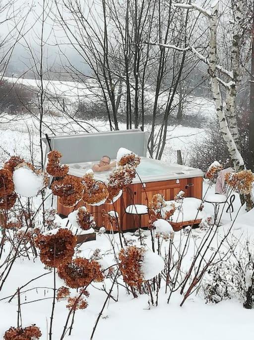 Gite De Charme 5 Etoiles Pour Couple Avec Sauna Et Jacuzzi Exterieurs Privatifs Погр Экстерьер фото